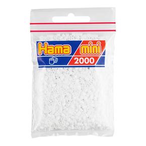 Hama Mini Bolsa 2000 Perlas Blanco