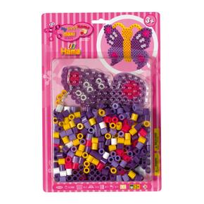 Hama Maxi 250 Perlas Y Plantilla Mariposa