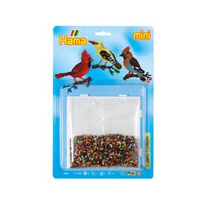 Hama Mini Set Pájaros 5000 Perlas Y Plantilla