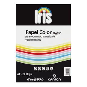 Papel A4 Iris Pack 10 Colores Surtidos
