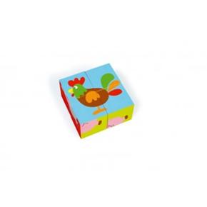 Puzzle Granja 4 Bloques