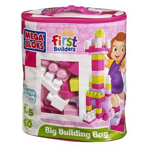 Mega Bloks – Bolsa Maxi 60 Piezas Rosa