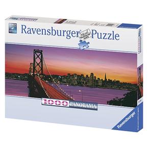 Ravensburguer – Puzzle 1000 Piezas – San Francisco – Golden Gate Bridge De Noche
