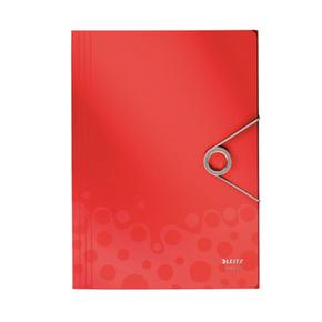 Carpeta Bebop 3 Solapas Roja