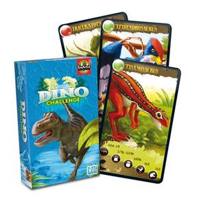 Juego De Cartas Dino Challenge Azul