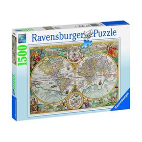 - Puzzle 1500 Piezas – Mapa Del Mundo 1594 Ravensburger