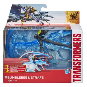 Transformers – Figuras Dino Jouster – Bumblebee Y Strafe