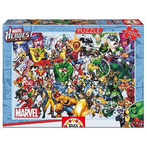 Educa Borrás – Puzzle 1000 Piezas “los Héroes De Marvel
