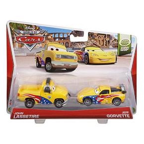 Cars – Pack 2 Coches Cars – Jeff Gorvette Y John Lassetire