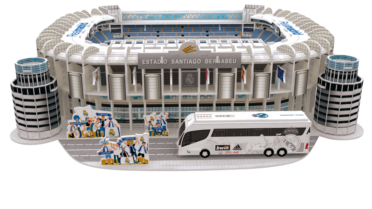 Real Madrid Puzzle 3d Estadio Santiago Bernabeu