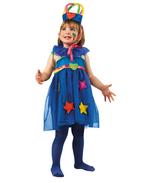 Disfraz Infantil Princesa Parchis Talla M + Pompero De Regalo