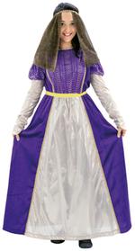 Disfraz Adulto Dama Medieval Lila