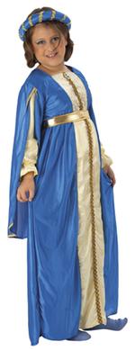 Disfraz Infantil Medieval Azul Talla S