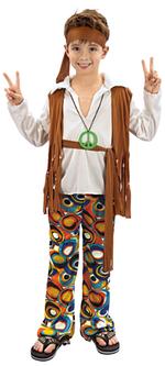 Disfraz Infantil Niño Hippie Talla M