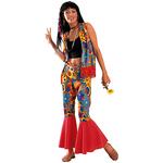 Disfraz Mujer Hippie Adulto – Talla Única