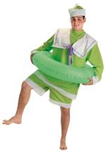 Disfraz Adulto Marinero Verde Con Flotador