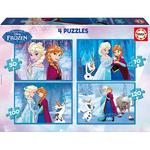 Educa Borrás – Frozen – Puzzle 4 En 1
