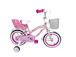 Bici 12″ Niña Con Casco Y Protecciones Juguettos-3