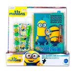 Minions – Agenda Glitter Con Accesorios-1