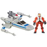 Star Wars – X-wing De La Resistencia – Figura Con Vehículo De Ataque-1