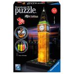 Ravensburguer – Puzzle 3d Big Ben De Noche