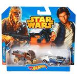 Hot Wheels – Star Wars – Han Solo Y Chewbacca Coches De Personajes-1