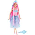 Barbie – Princesa Peinados Mágicos Pelo Rosa