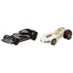 Hot Wheels – Star Wars – Darth Vader Y Princesa Leia Coches De Personajes