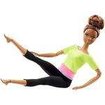 Barbie – Muñeca Movimientos Sin Límites – Top Verde Y Rosa-1