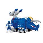 Fisher Price – Imaginext Power Rangers – Ranger Azul Y Triceratops Zord