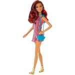 Barbie – Muñeca Barbie Fashionista Morena Mono Pantalón Corto
