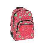 Totto – Mochila Escolar Crayola Rojo Flores Verde Y Azul-1