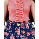 Barbie – Muñeca Fashionista Vestido Falda Con Flores-3