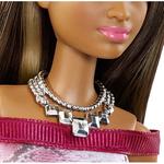 Barbie – Muñeca Fashionista Vestido Piel De Pitón Rosa-3