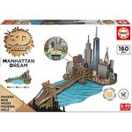 Educa Borrás – Manhattan Dream – 3d Monument Puzzle