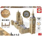 Educa Borrás – Parlamento Y Big Ben – 3d Monument Puzzle