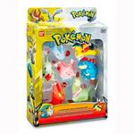 7 Figuras Pokémon Con Diorama-1