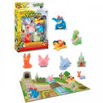 7 Figuras Pokémon Con Diorama-2