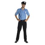 Disfraz Adulto – Camisa De Policía Con Gorra
