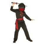 Disfraz Infantil Ninja Sin Rostro Negro 3-4 Años