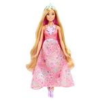 Barbie – Muñeca Mil Peinados Mágicos Vestido Rosa-9