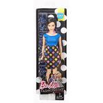 Barbie – Muñeca Fashionista Vestido Top Azul Falda Lunares De Colores (polka Dot Fun)-4