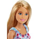 Barbie – Muñeca Rubia Chic Vestido Flores Pequeñas Rojo Y Morado-1