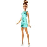 Barbie – Muñeca Fashionista Emerald Check