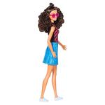 Barbie – Muñeca Fashionista Falda Vaquera Camiseta Rayas-1
