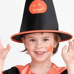Disfraz De Brujo Halloween Negro/naranja 2 A 6 Años-1