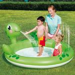 Piscina Inflable Tortuga Con Surtidor Acccionable Bestway