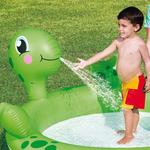 Piscina Inflable Tortuga Con Surtidor Acccionable Bestway-1