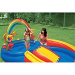 Piscina Rainbow Ring Play Center Intex