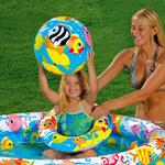 Piscina Con Flotador Y Pelota Fishbowl Intex-1